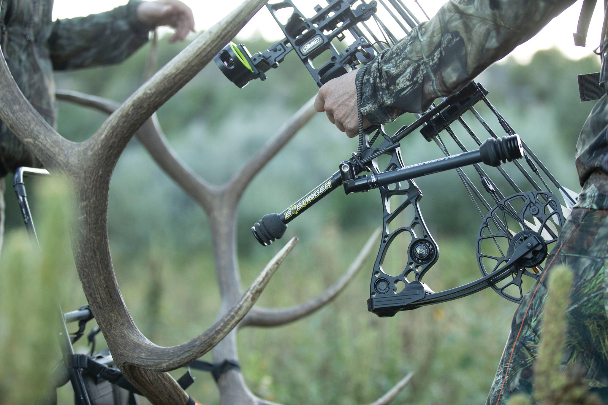 Bee Stinger stabilizer for hunting and target archery.