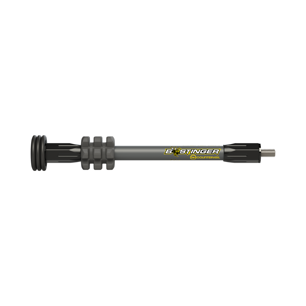 Stabilisateur coulissant de compteur Bee Stinger MicroHex noir mat 10 po Stabilisateur coulissant de compteur Bee Stinger MicroHex noir mat 10 po