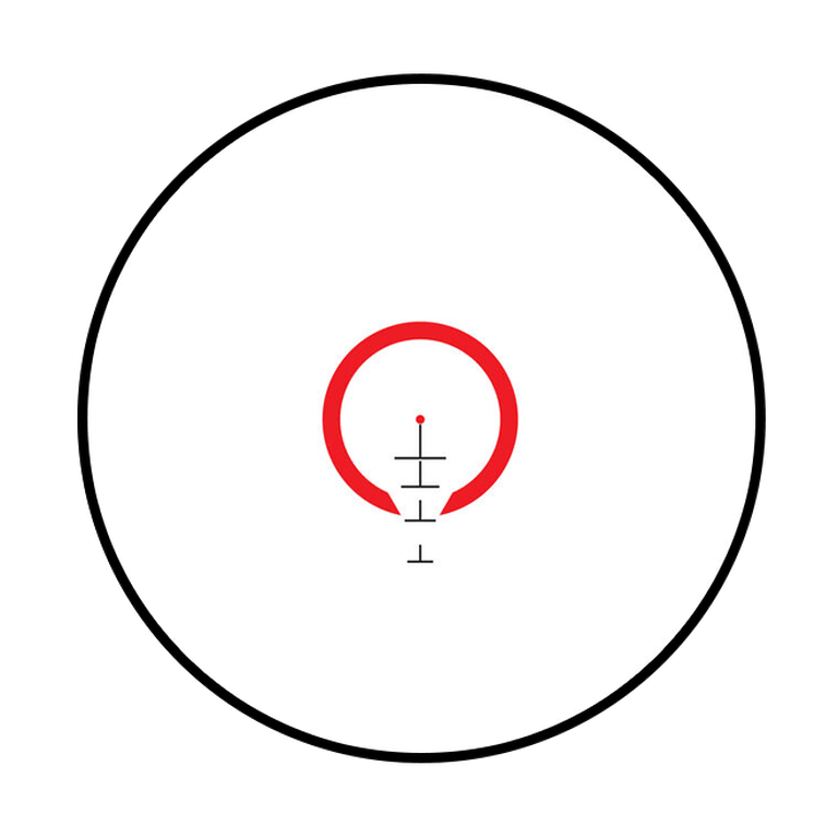 Graphic of BTR-1 BDC reticle