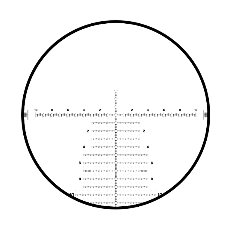 Graphic of EQL reticle