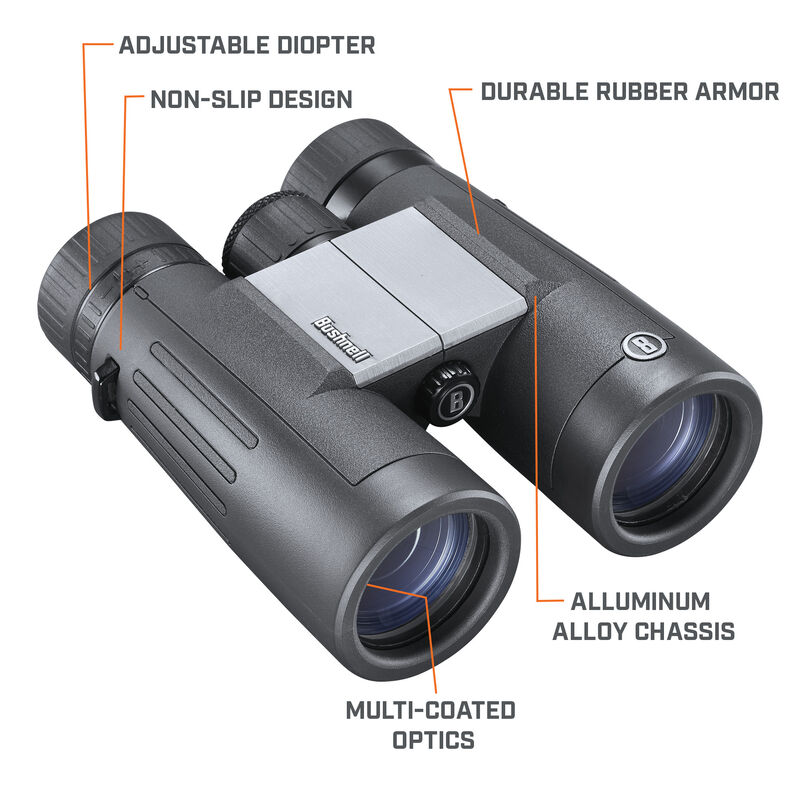 Bushnell PowerView - Prismáticos Porro Prismáticos 10x50